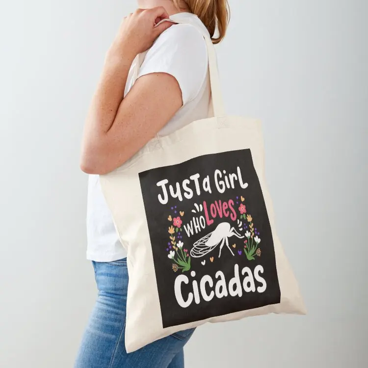 

Cicada Entomologist Cicada Lover Tote Bag Big bag Women's handbag female bag custom fabric