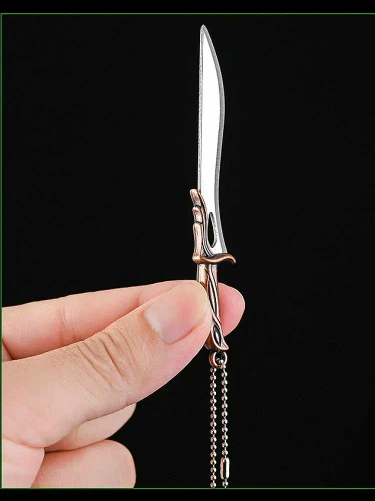 Portable Keychain Mini Knife, Suitable for Opening Holiday Gifts and Shipping Non Folding Knife Pendant Accessories