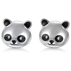CAOSHI Cute Panda Earrings Sweet Lady Daily Wearable Accessories Delicate Animal Jewelry for Women Teen Girl Everyday Ear Stud