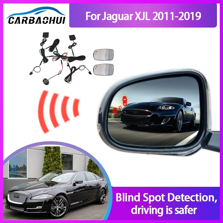 Car Blind Spot Mirror Radar Detection System for Jaguar XJL 2011-2019 BSD Microwave Blind Monitoring Assistant Driving Security