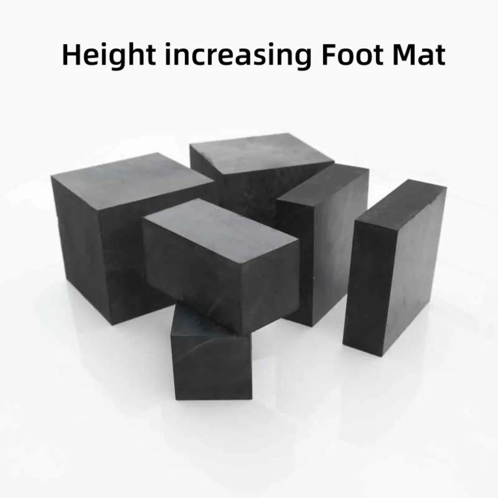Square Sponge Furniture Height Increasing Foot Pad Thick 10‑50mm Table Sofa Leg Height Enhancer Shock‑Absorbing Anti‑Vibration