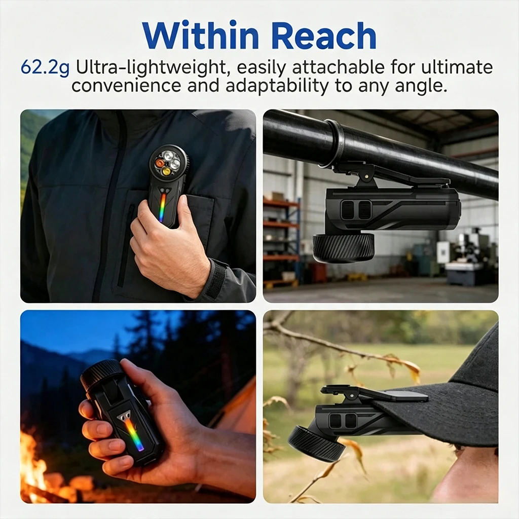مصباح يدوي K370 EDC قابل لإعاد - مراجعة Headlamp وسعره