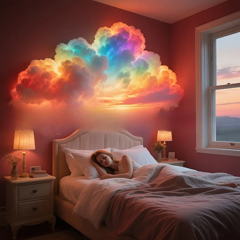 

Thunder Cloud Light Kit Cloud Light Symphony Christmas Day Bedroom E-sports Room Decoration