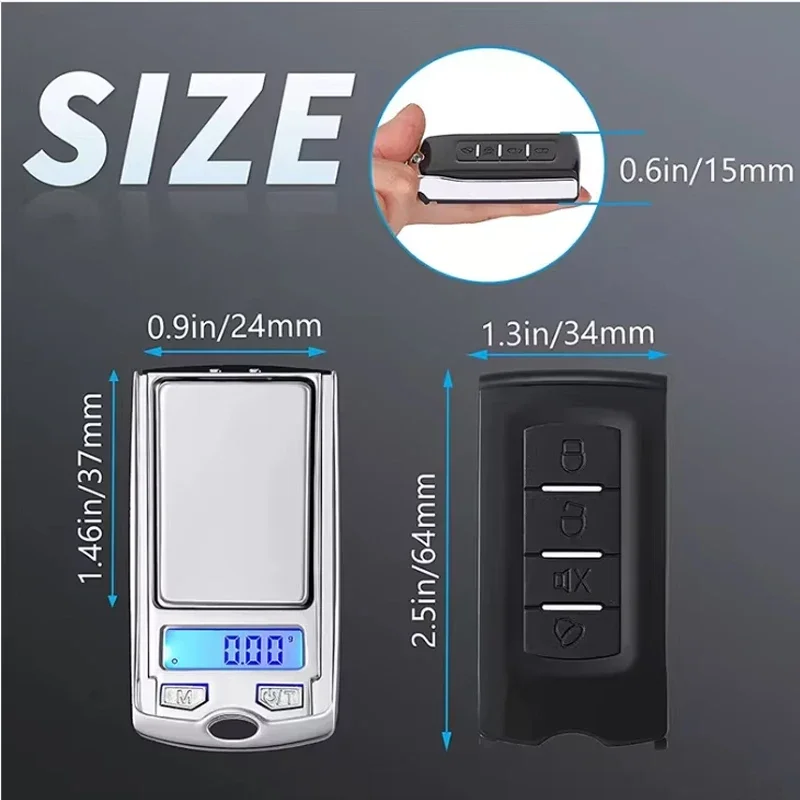 Mini Electronic Digital Pocket Scale 200g/0.01g Car Key Style weighing scale for gold jewelry