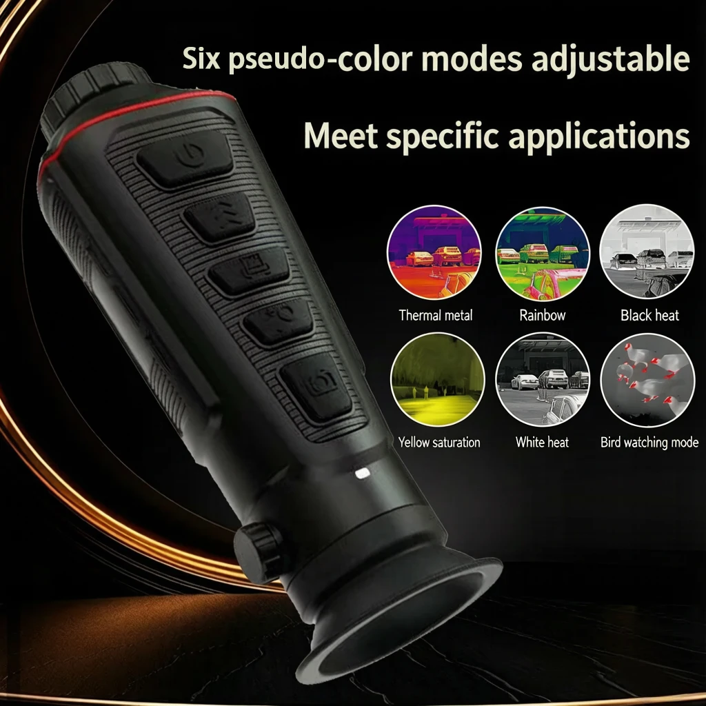 Handheld 25mm Lens Thermal Imaging Monocular/Night Vision/Wi-Fi/Manual Focus/384*288 Outdoor Infrared Hunting, Search & Rescue