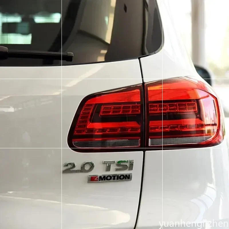 3D 4MOTION Logo Car Rear Trunk Badge Emblem Sticker Decals For VW 4 Motion Tiguan Passat B8 Polo Golf 6 7 refit mark
