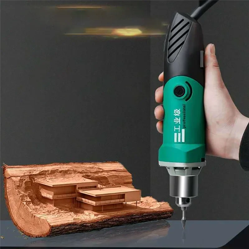 6.5mm Chuck 500W High Power Electric Grinder Mini Drill Engraver With 6 Position Variable Speed Dremel Milling Rotary Power Tool