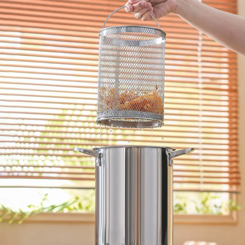 

Кухонная посуда Фритюрница из нержавеющей стали 304 с корзиной Видимая крышка Фритюрница Темпура Углубоченный резервуар для жареной курицы