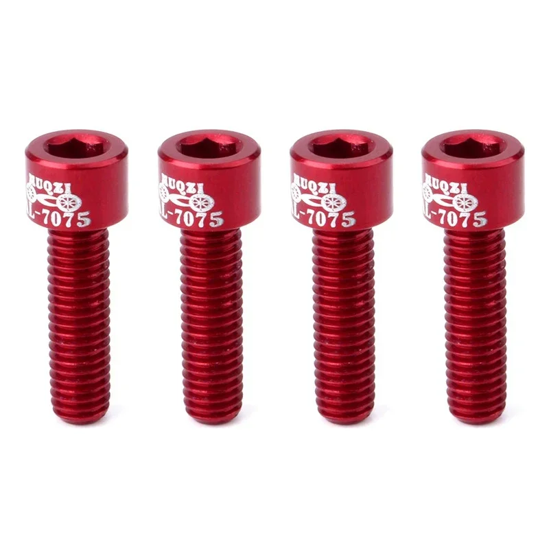 

Handlebar Bicycle Bolt Stem Screw Gear Aluminum Alloy Stem Screw Fixed M5x17mm 4pcs High Quality Sale Hot Sale