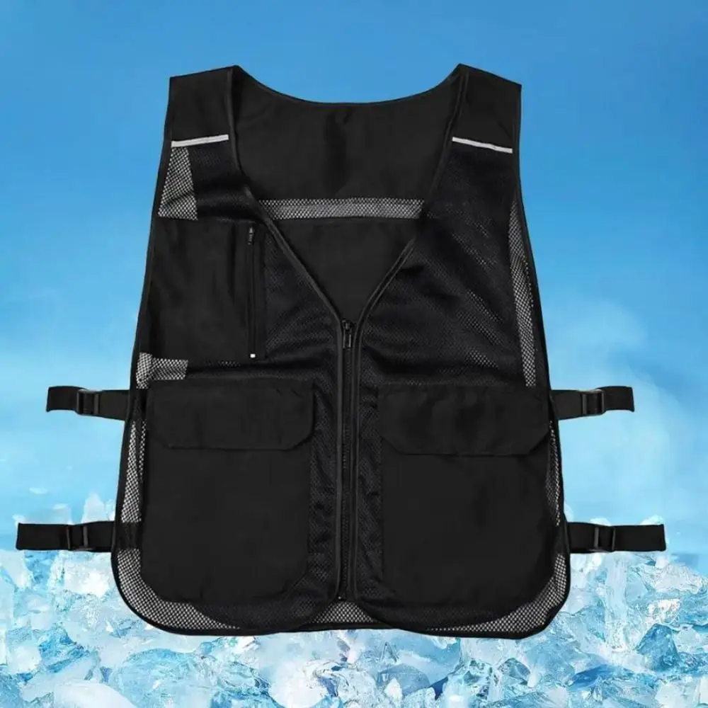 Cooling Jacket Vest Running Vest Unisex Water-Resistant Breathable Backpack for Running Hiking Cycling Trails Marathons