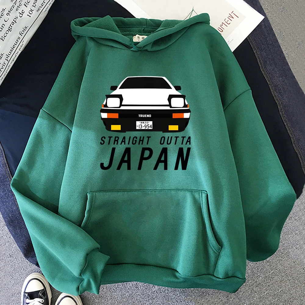 Japan Anime Hoodie Takumi Fujiwara Tofu Shop Deliverer Ae86 Hachi Roku Jdm Sweatshirt Tops Men's Hip Hop Streetwear