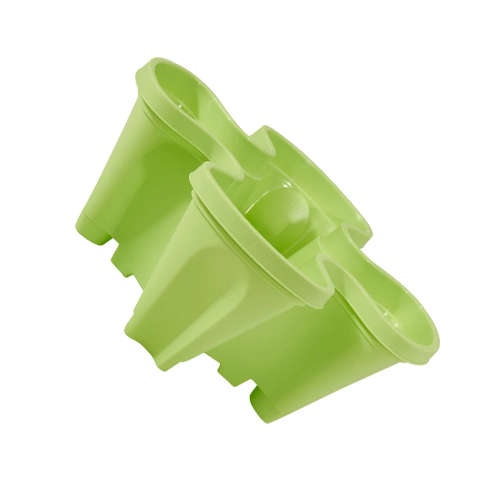 Flower Pot Stacking Planters Plant Tray Compact Size Decor Balcony Type