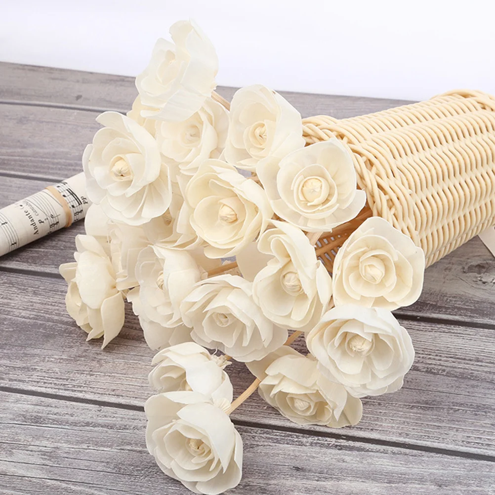 9 Pcs Perfume Aromatherapy Rattan Office Vanilla Bottle Wooden Wedding Sticks Room Diffuser Reeds