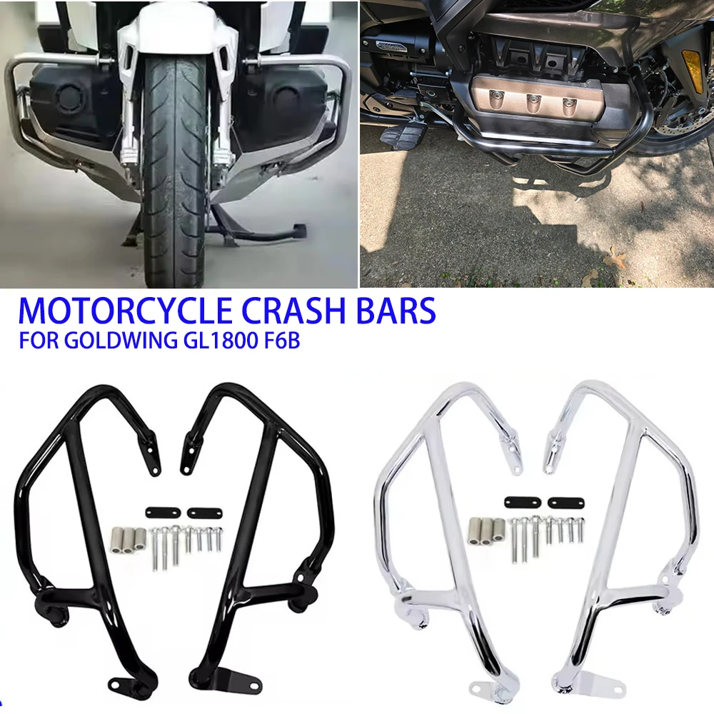 

For HONDA Gold Wing 1800 GL1800 F6C Goldwing GL 1800 2018-2023 Higway Engine Guard Crash Bar Bars Bumper Stunt Cage Protector