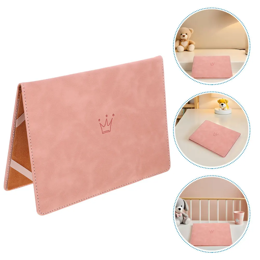 

2Pcs Baby Birth Certificate Protector Sleeve Faux Folding Document Organizer Protective Case for Travel Storage