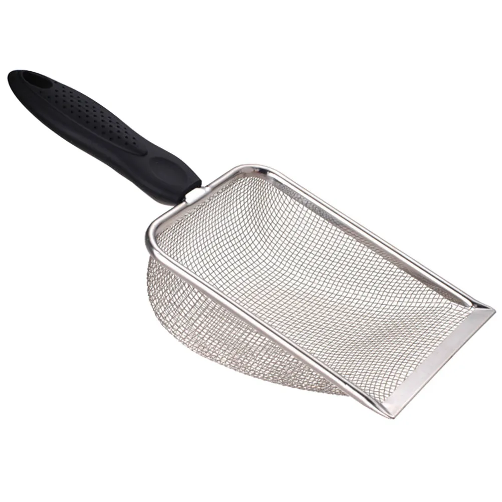 

Kids Beach Sand Filter Shovel Lightweight Portable Mesh Shovel for Seashell Food Pet Litter Outdoor Handheld Multi-Use Sand