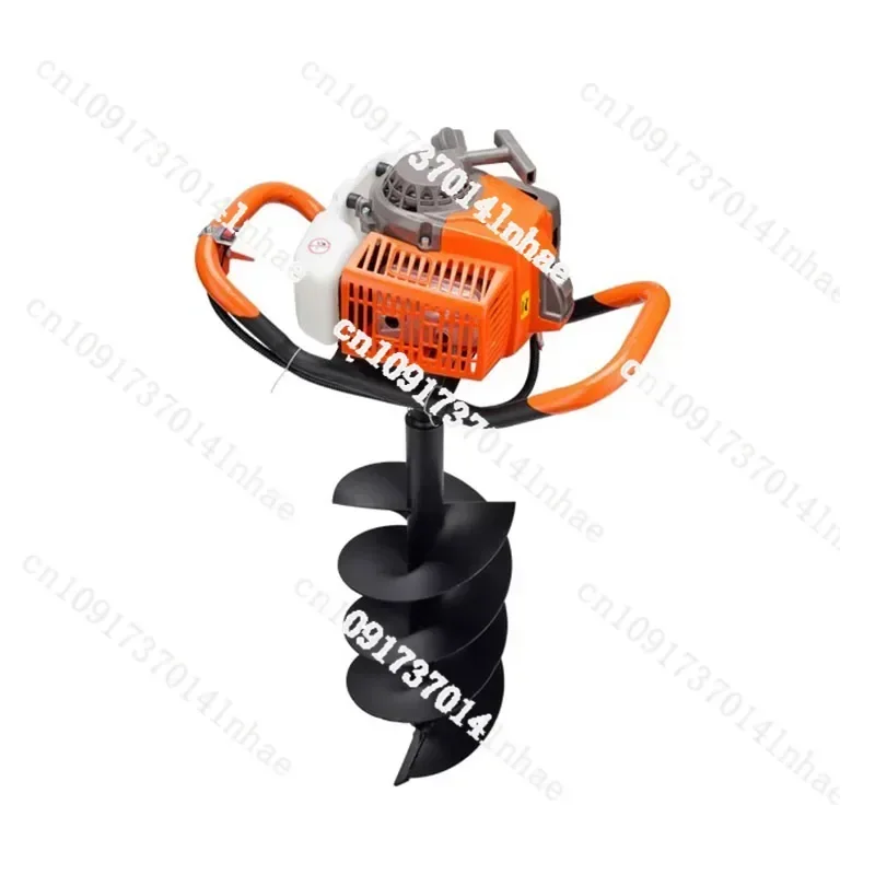 

Ground drill Post Hole Excavator 2 Stroke 98CC Petrol Soil 5.2kw Fence Ground Drill Installing Guardrail Railings