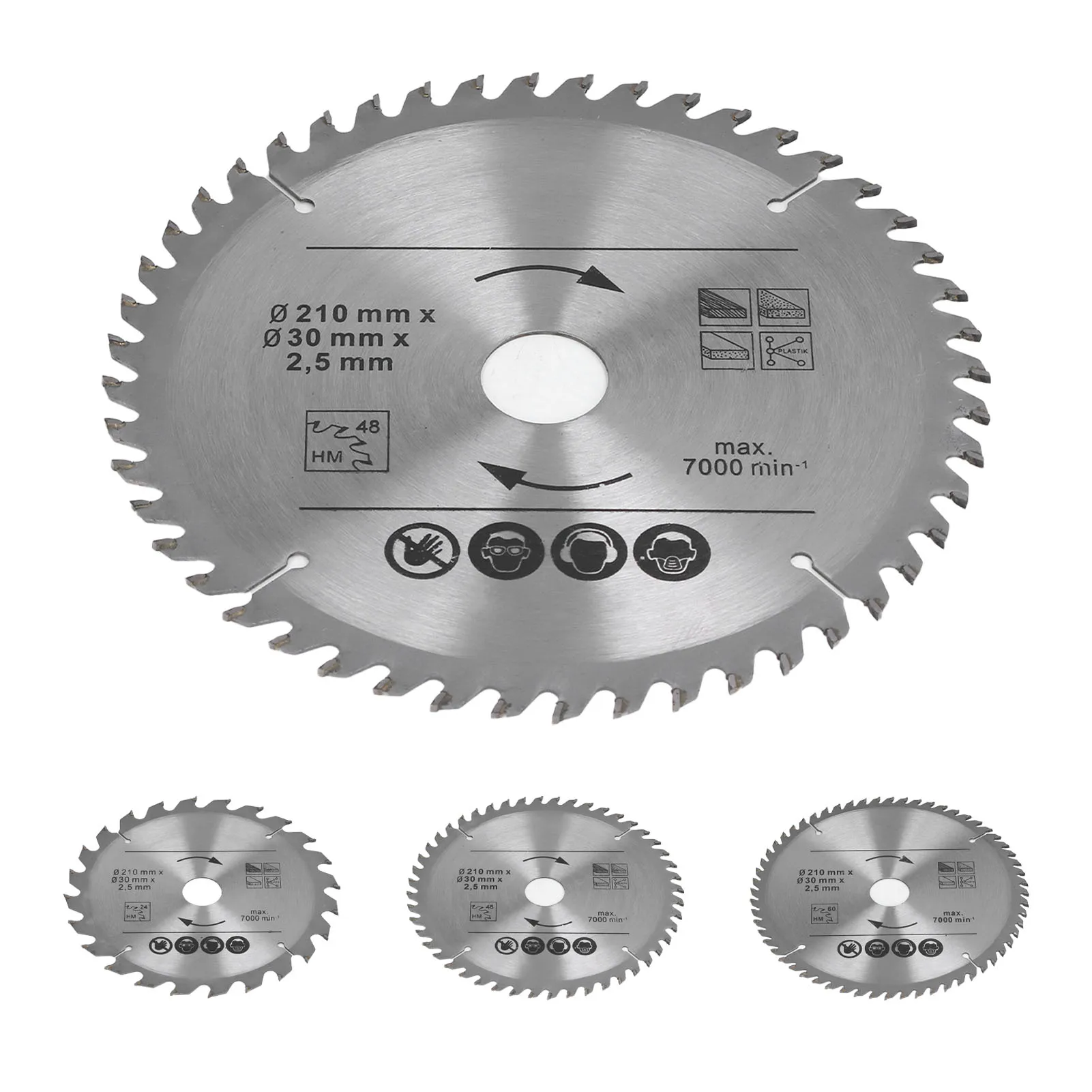 

Твердосплавное полотно циркулярной пилы для деревообработки Торцовочные настольные пилы Резка древесины и пластика 8‐1/4 дюйма Полотно настольной пилы Деревообрабатывающее пильное полотно