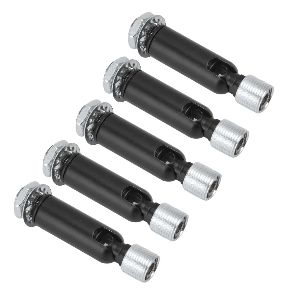 

5PCS M10 Sloped Ceiling Adapter 180 Degree Swivel Fine Thread Ceiling Lamp Adapter Chandelier Adapter For Vaulted Ceilings