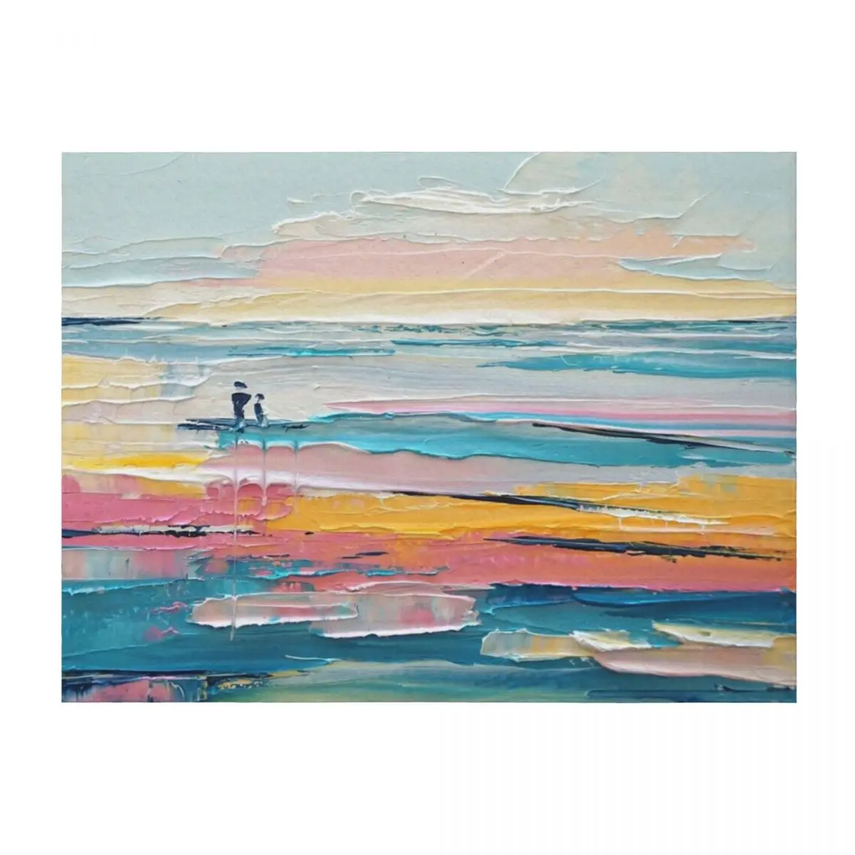 

Finding Shells at the Beach Throw Blanket Single heavy to sleep Thermal Warm Blankets