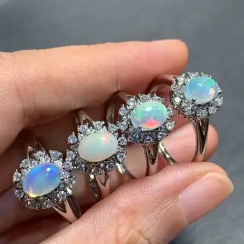 8 best sales Bague en opale de feu - №7