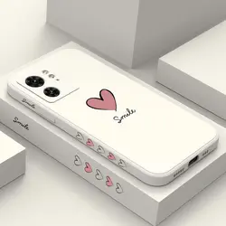 EDGE40 Pink Heart Silicone Phone Case For Motorola Moto EDGE 40 40Neo EDGEPlus 30 20 E7 E7Plus E32 E22 E22i E6S E20 E13 Cover