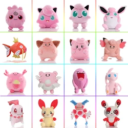 20cm Pokemon Wigglytuff Jigglypuff Clefairy Doll Cute Mr.Mime Blissey Plush Toy Anime Mew Slowpoke Lickitung Plushie Kids Gifts