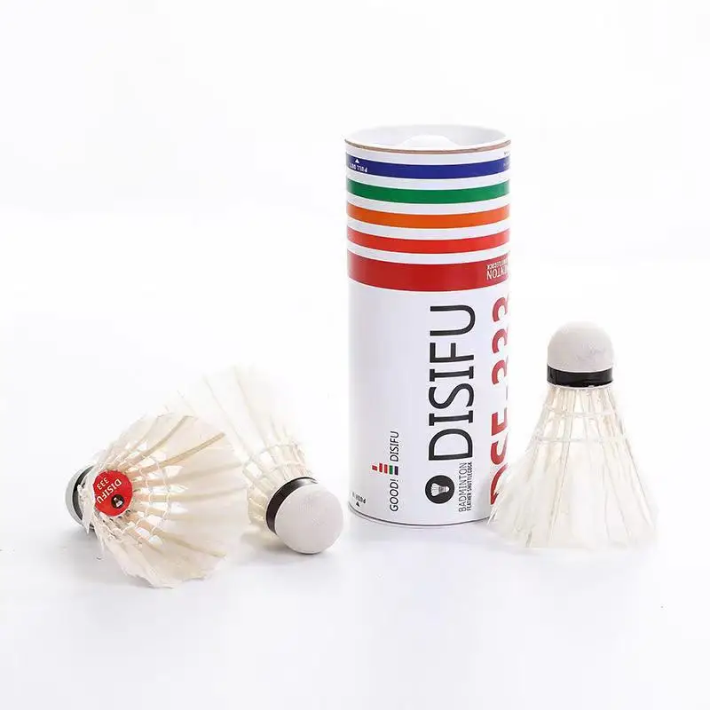 5tubes DISIFU 3PCS/6PCS Badminton Family Entertainment Training Ball Solid Badminton 5 tubes