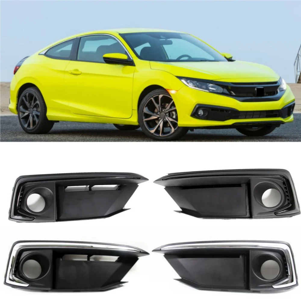 

Для Honda Civic 2019-2021 автомобильный передний бампер противотуманный абажур OE: 71185-TBA-A50 71180-TBA-A50