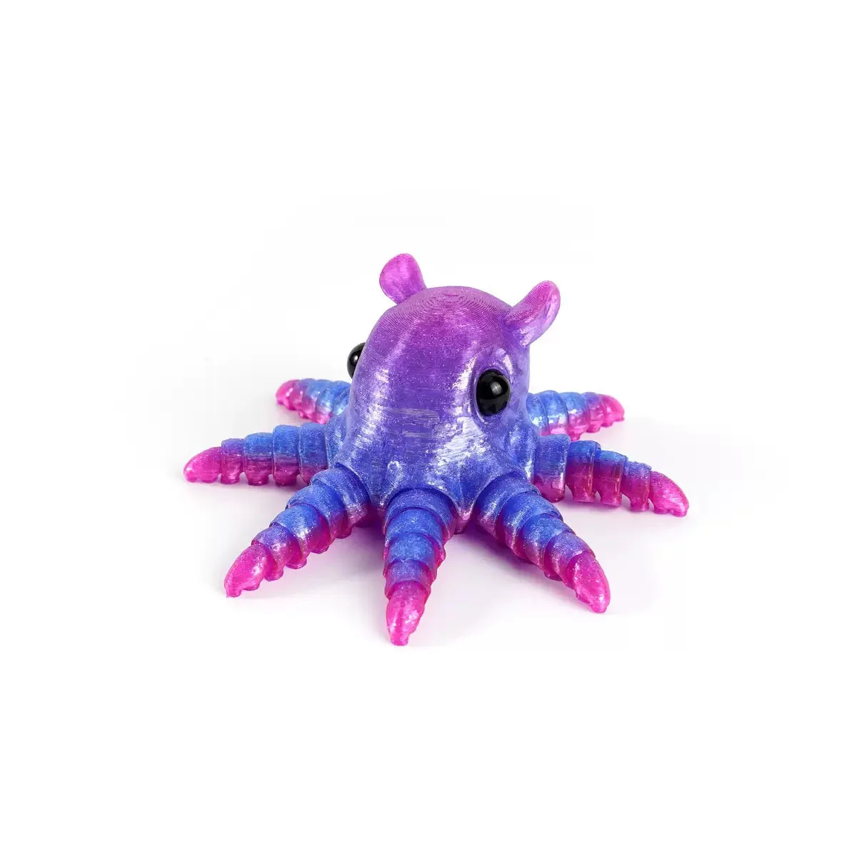 مضحك 3D مطبوعة البسيطة الأخطبوط الملونة مرنة تململ لعبة ديكور المنزل والهدايا #6