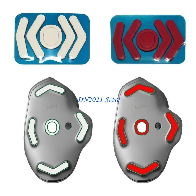 F3KE 2 Sets Gaming Mouse Feet Skates Pads for G604 Mice Curved Mouse Pad