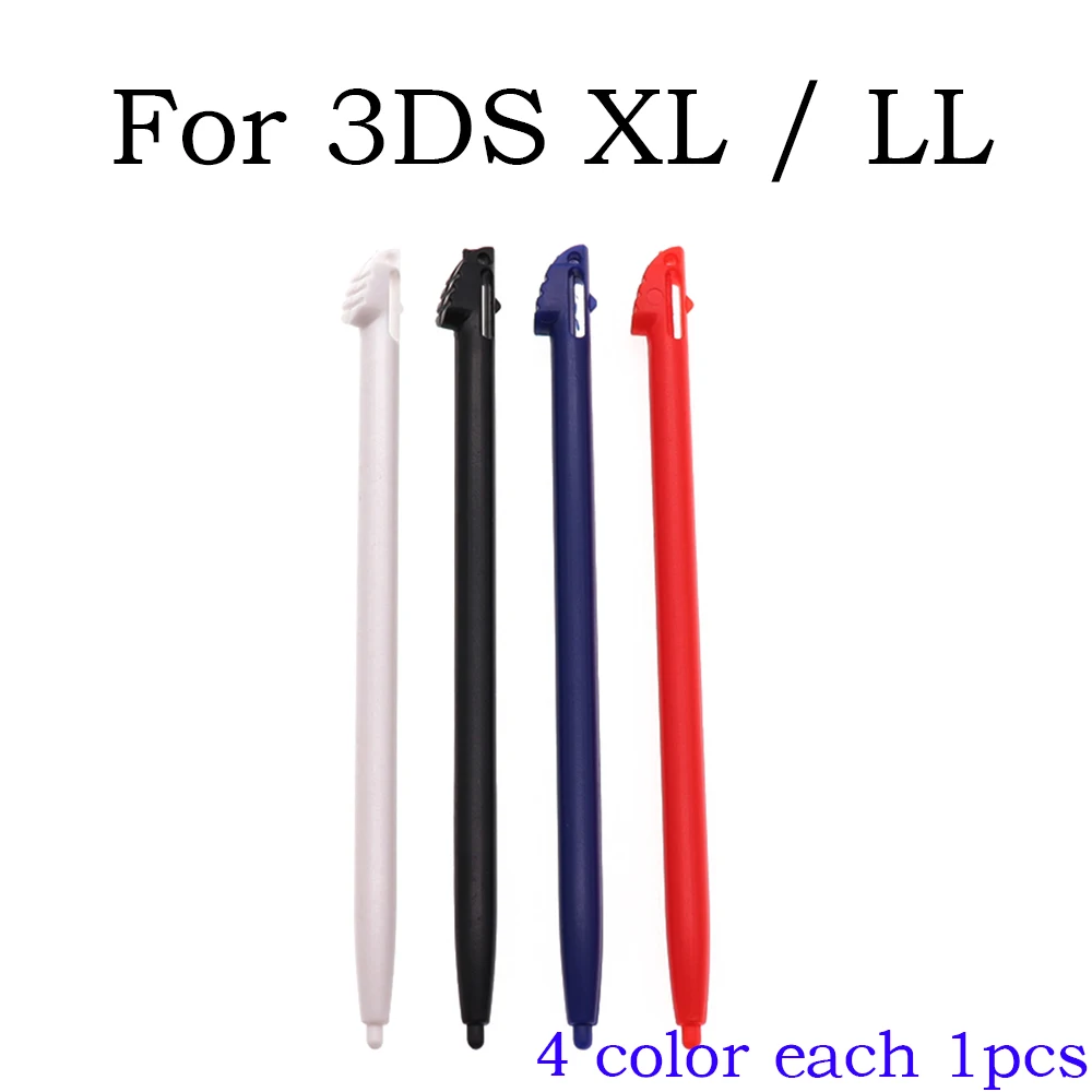 ปากกาคอนโซลเกมปากกาสไตลัสหน้าจอสัมผัสทำจากพลาสติก & โลหะ1ชุดสำหรับ NDSL NDSi NDS 3DS 2DS LL ใหม่3dsxl LL ใหม่2dsxl