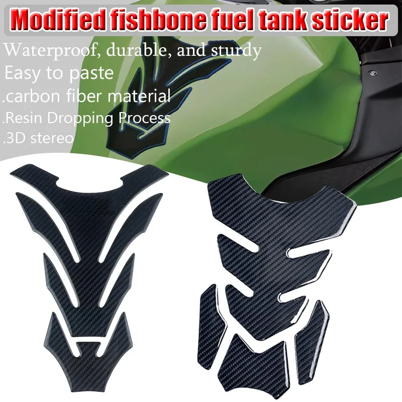 

Universal Fuel Tank Sticker Fit for Motorcycle Tank Pad Fish Bone Mat Oil Gas Tank Protector Motorcycle Cover Decal Decoration