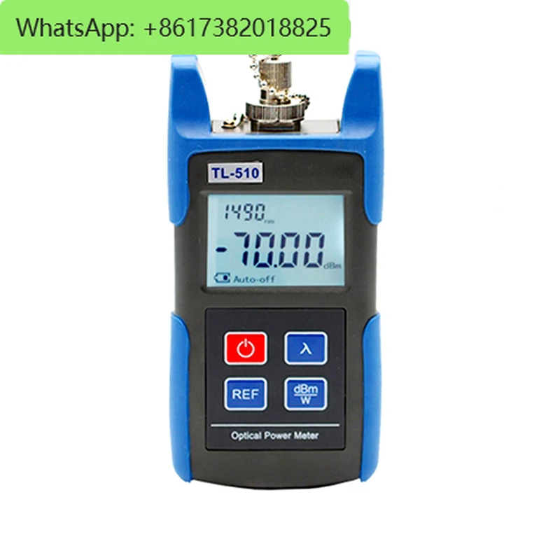 TL-510A Optical Power Meter, Optical Fiber Tester Handheld Mini Optical Power, Send FC/SC Interface