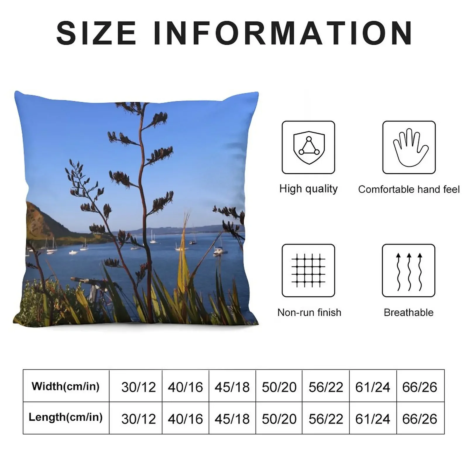 Urquharts Bay NZ Throw Pillow Embroidered Cushion Cover Decorative Pillow Covers For Sofa Pillowcase christmas supplies pillow