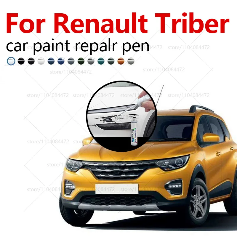 

Для Renault Triber 2019-2025 CMF-A ручка для ремонта краски, средство для удаления царапин, автоаксессуары «сделай сам», черный, белый, серебристый, синий, коричневый