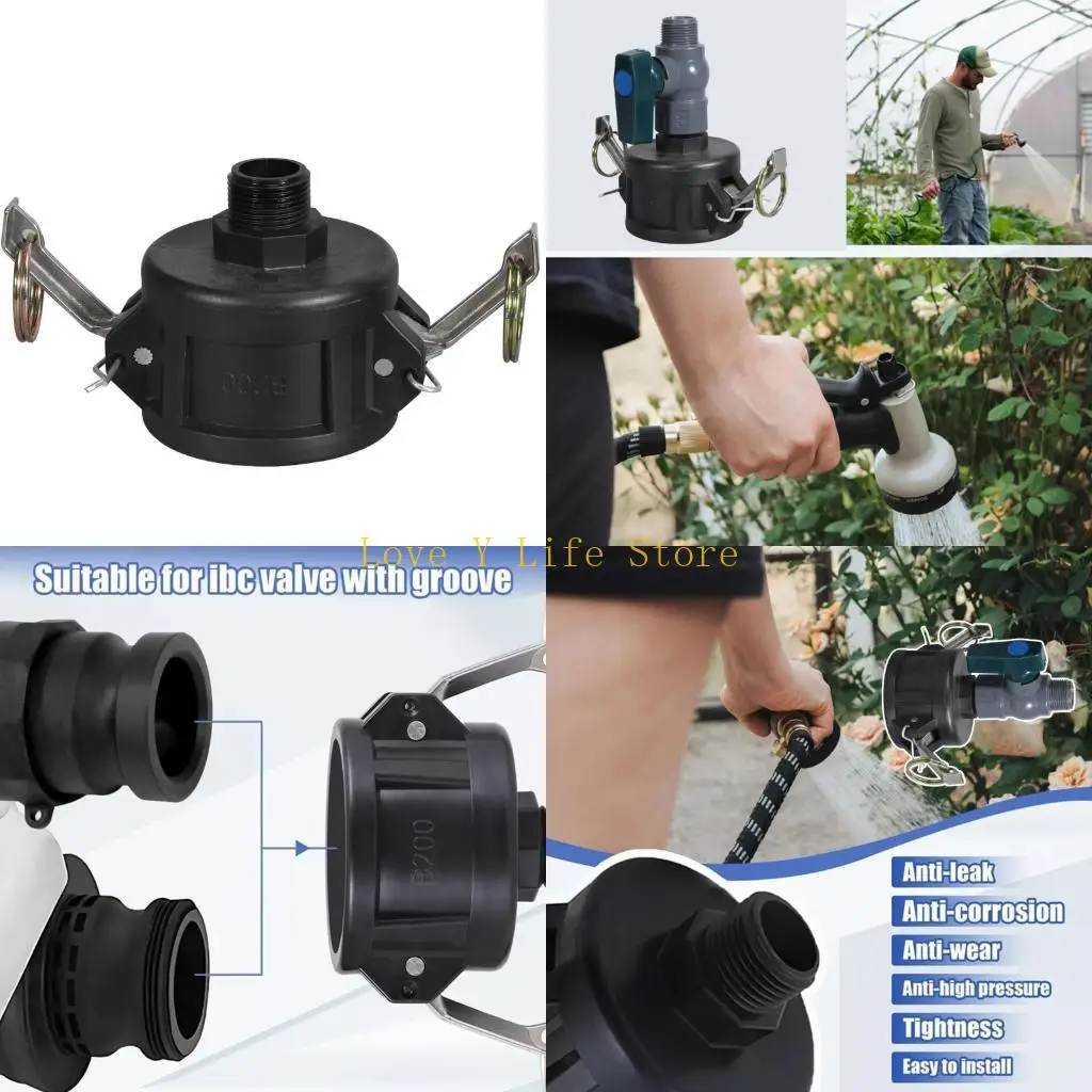 

Multoclose 2 -дюймовый адаптер IBC Multoclose 2inch IBC преобразуется в портативный аксессуар GHT 3/4 дюйма для соединения