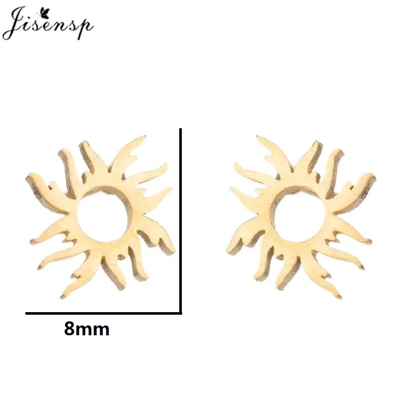 Punk Stainless Steel Rocket Planet Earring for Women Moon Star Ear Jewelry Girls Boho Sun Earrings Gifts Accessories Wholesale