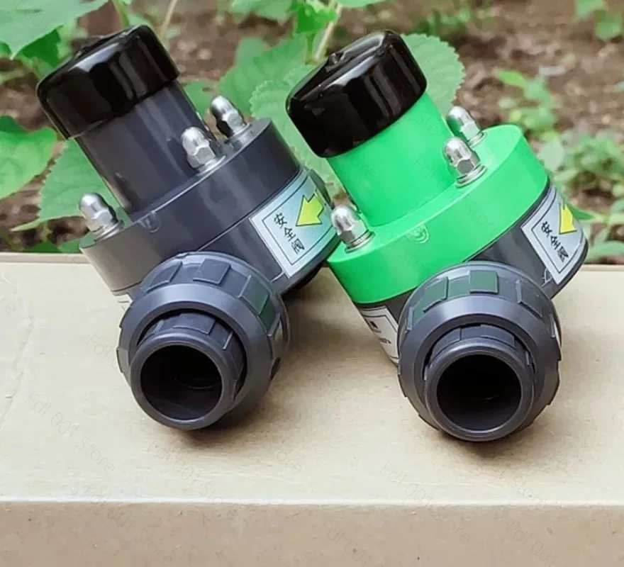 DN15/25 UPVC slipknot for metering pumps, plastic back pressure valve/safety valve