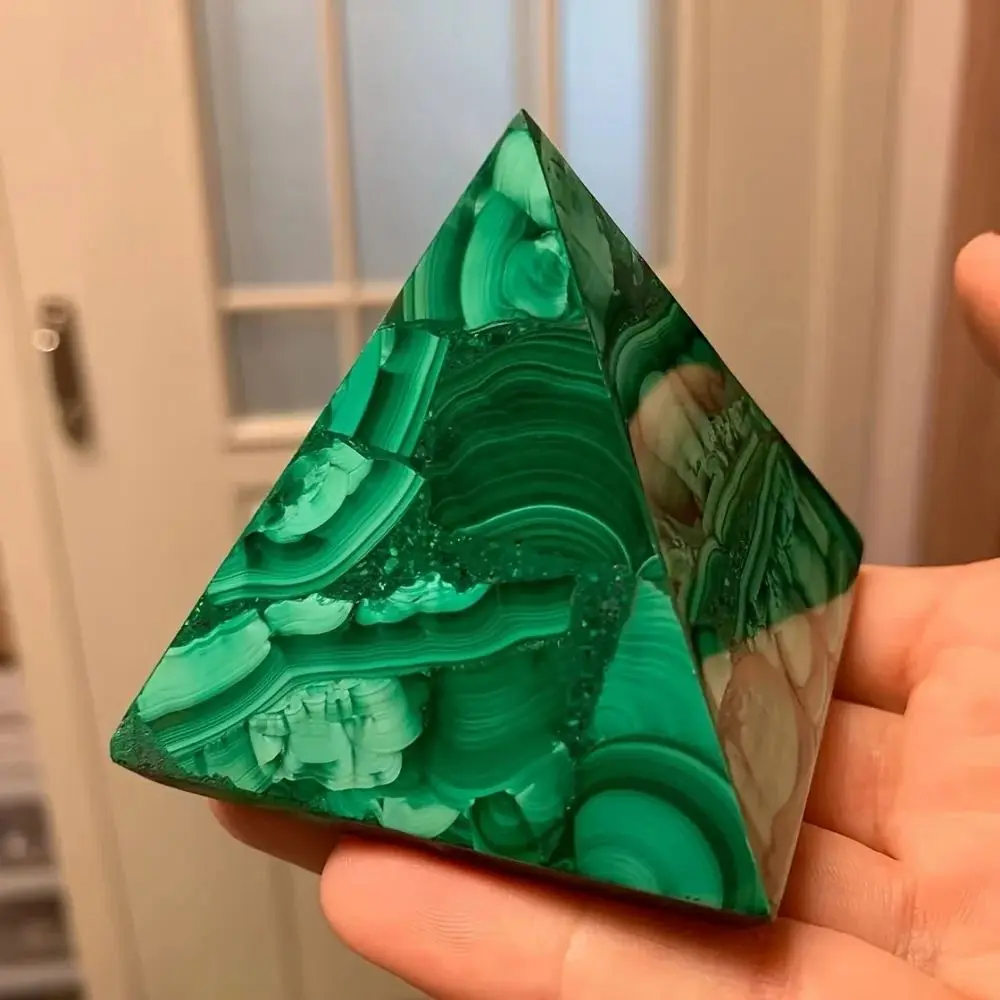

Натуральные малахитовые пирамиды, драгоценный камень ручной работы, духовный целебный камень, украшение для дома, комнаты, праздничные подарки, алтари колдовства