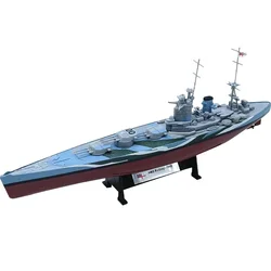 1: 1000 Scale Royal Navy battleship Alloy Warship World  Decorative Model Toys Gift Collectible Gift