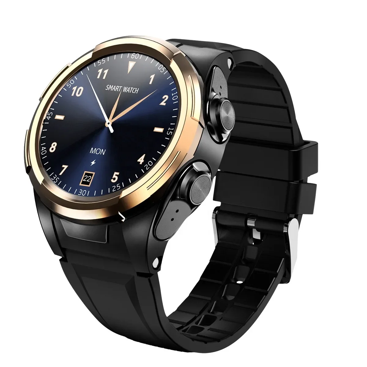 Smart Watch Touch com Fones de Ouvido, Fones Esportivos, Música, Novidades, Marca, 2 em 1, 2023