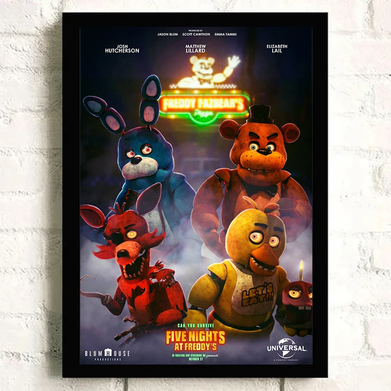 Popular Freddys-Five Nights FNAF-Ultimate Group Movie Canvas Painting Posters Wall  Art Decoration Painting Home Room Decoration