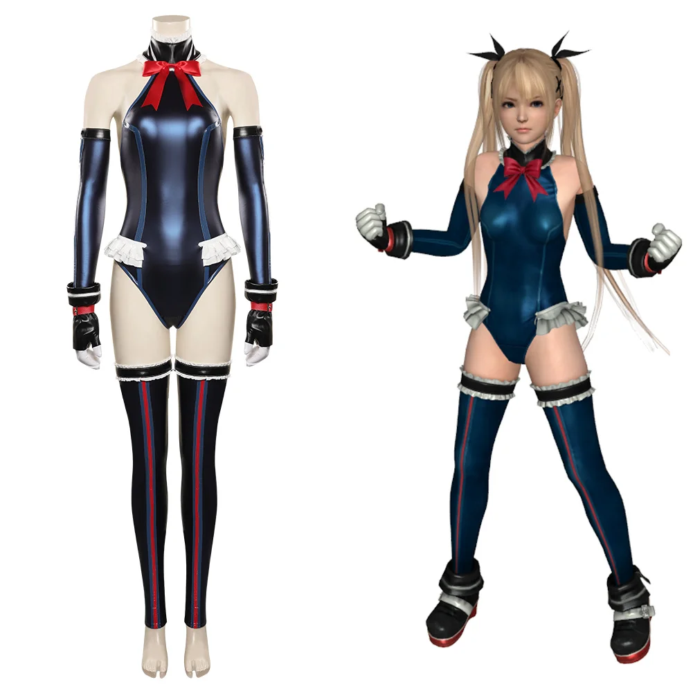 

Dead cos or Alive Marie Rose Cosplay Costumes Jumpsuit Outfits Halloween Carnival Suit