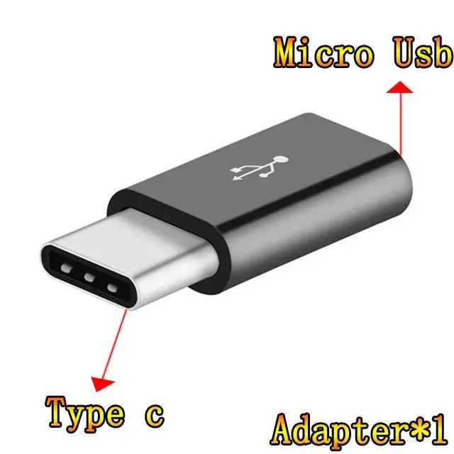 Adaptador Micro USB tipo c OTG, convertidor de datos de carga USB 3,1, USB-C 3,0, para Samsung S8, S9, Note 8, Huawei, Sony One Plus