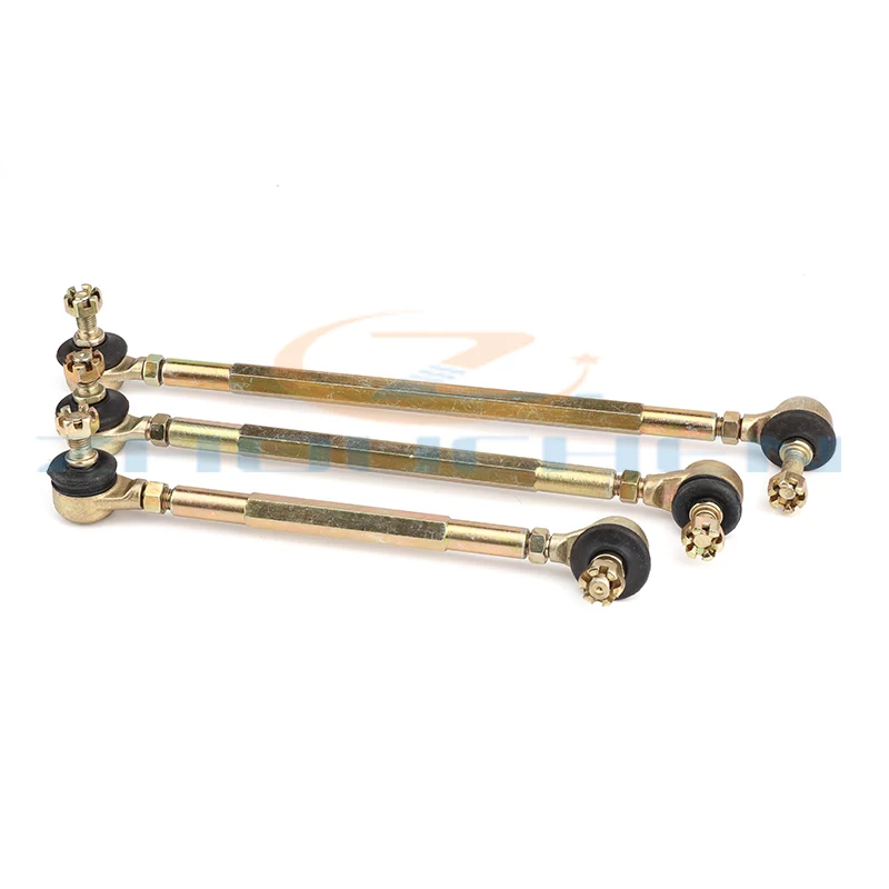 2 Piece Set M10-M10 ATV Threaded Directioner Tie Rod Ball Head Kit Fits China UTV Golf Kart Dirt Bike Gear Rack Bike Parts