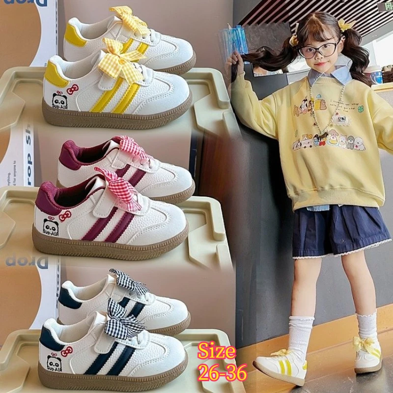 Children's Sneakers Ages 3–18 Outdoor Footwear Boys Girls School Daily Wear Lightweight Soft Yellow All-Season Kids Baby Shoes