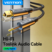 Vention Hi-Fi Optical Fiber Audio Cable Dolby DTS 5.1 Digital Optical Cable for TV Soundbar Home Theater PS5 Xbox Toslink SPDIF