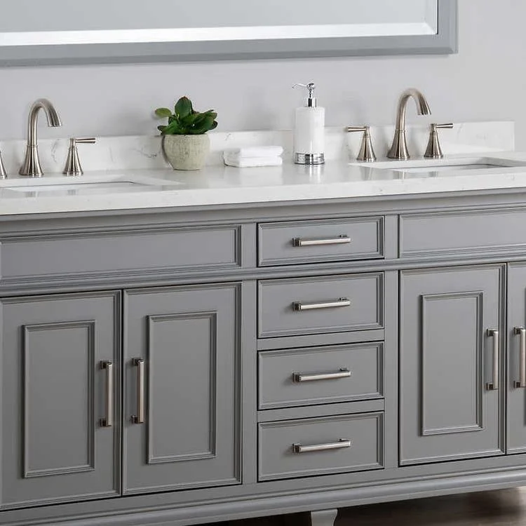 Modern Style Luxury Free Standing Shaker Door High End Bathroom Furniture Bathroom Cabinet