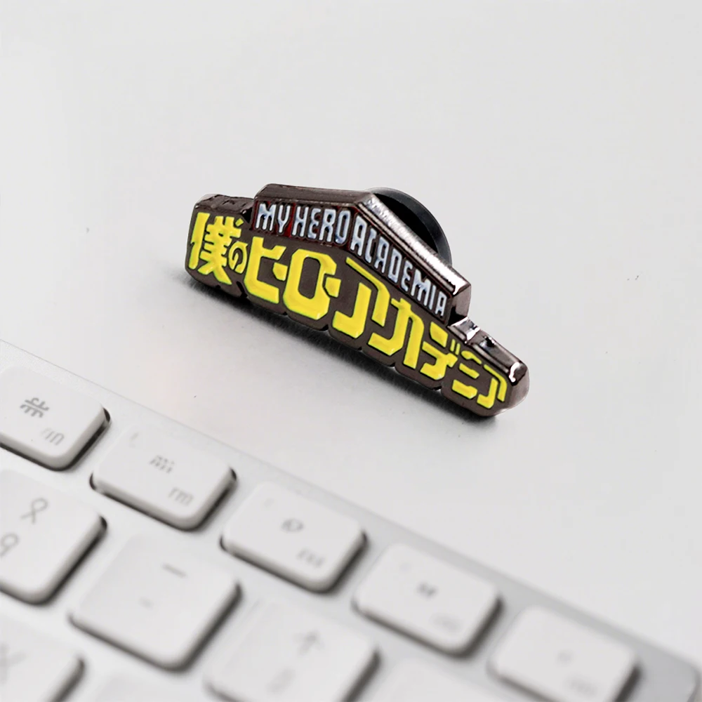 Klassisches Anime-Logo-Emaille-Anstecknadel, Fantasy, heißblütiger Anime-Peripherieartikel, Brosche, Rucksack-Dekoration, Manga-Enthusiasten-Souvenir, Geschenk – Detail 4